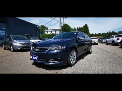 2016 Chevrolet Impala LT - V6 - Blue - Hyundai Pembroke - Stk# 20367A