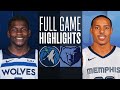 TIMBERWOLVES at GRIZZLIES | FULL GAME HIGHLIGHTS | November 26, 2023
