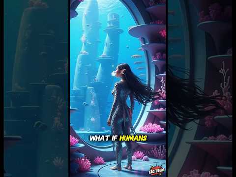 What If Humans Lived Entirely Underwater? 🐠 #whatif