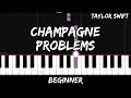 Taylor Swift - Champagne Problems - Easy Beginner Piano Tutorial