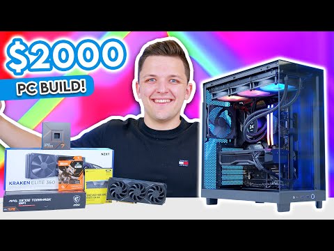 Awesome $2000 Gaming PC Build 2023! 😄 [NZXT H6 RGB & RX 7900XT!]