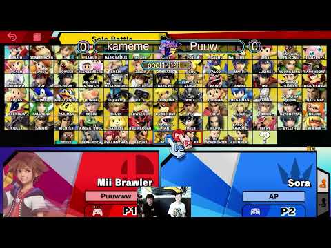 Pearl Two　Singles pools kameme(sora) Vs  Puuw(lucina)