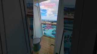 Solo Cruise | Club Balcony Suite Room Tour - Norwegian SUN 🛳 Full-time Solo Female Travel #shorts