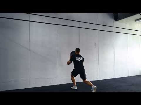 Reverse Lunge Wall Ball