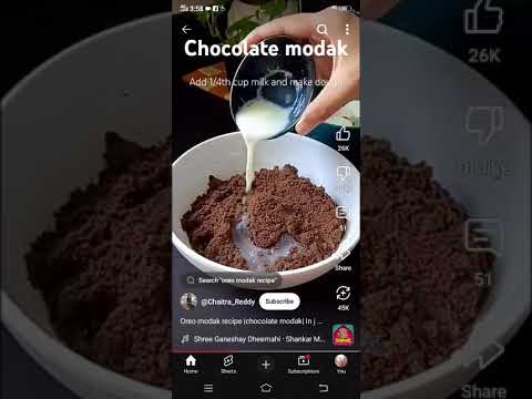 Chocolate modak 😋😋