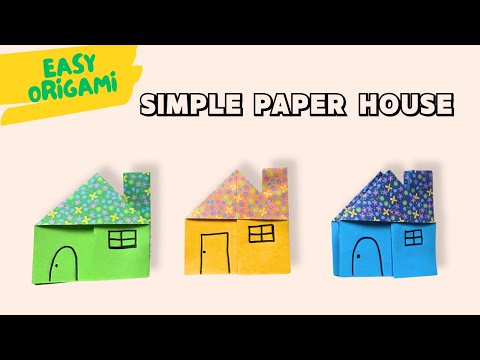 One Paper Gift Box Origami Cute Easy Folding Tutorial