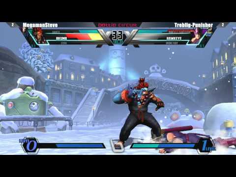 UMVC3 MegamanSteve vs Treblig-Punisher - Next Level Battle Circuit #2 Tournament