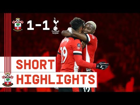 90-SECOND HIGHLIGHTS: Southampton 1-1 Tottenham Hotspur | FA Cup