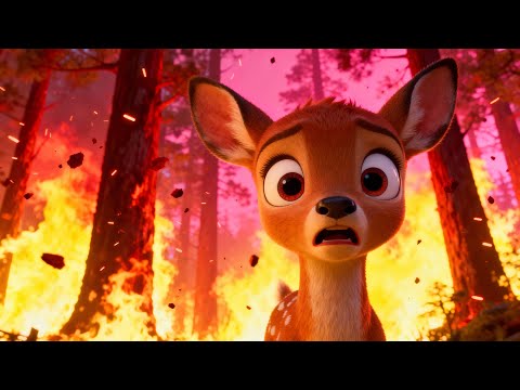 BAMBI 🦌🔥 Dirljiva bajka o hrabrosti i prijateljstvu | Klasična priča za djecu 🌟✨