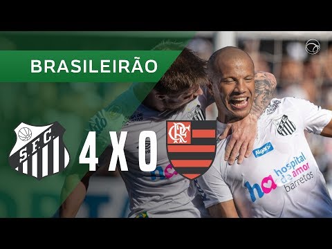 Santos 4-0 Flamengo (Campeonato Brasileiro 2019) (...