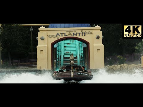 Off-ride footage of a Journey to Atlantis train