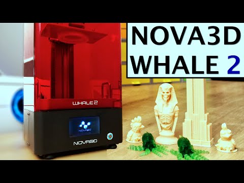 Nova3D Whale2 - Resin Printer With Huge Printing Volume and 4K LCD Screen