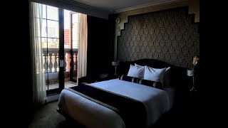 The Walker Hotel's 18th floor Greenwich Queen Balcony Room! #ShopGloriousDay #Gr