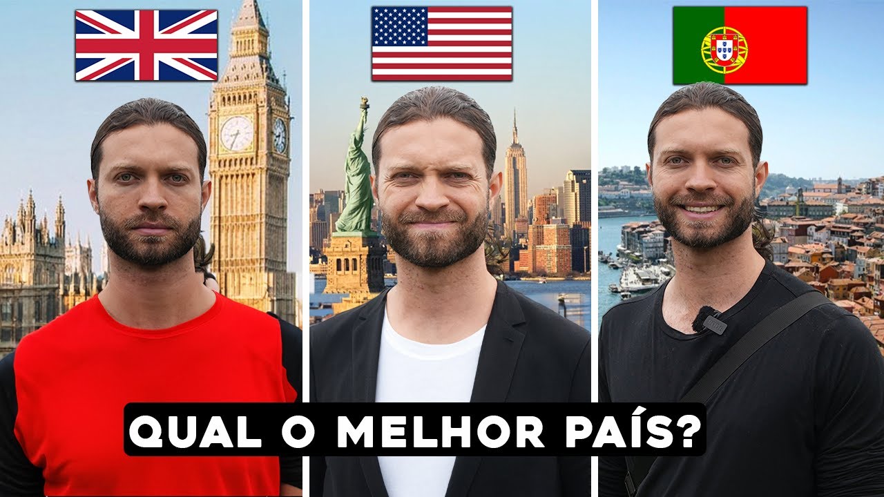 Qual o melhor país para brasileiro imigrar? EUA x Portugal x Inglaterra
