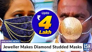 Jeweller Makes Diamond studded Masks