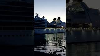 Cruise Ship SEABOURN SOJOURN Docked In Portland Maine