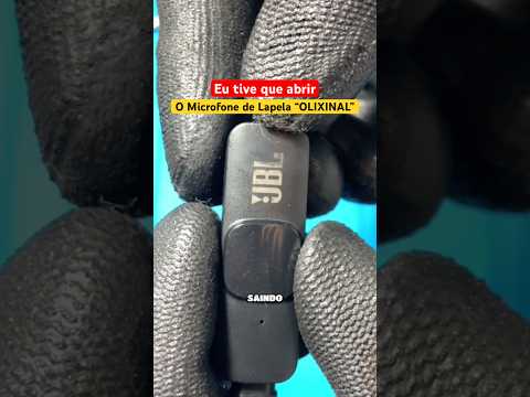 MICROFONE DE LAPELA PAROU DE FUNCIONAR #microfonedelapela #repair #tecnologia #entretenimento