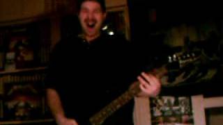 Green Jelly Rock N Roll Pumpkin Rhythm Guitar Cover by Eric Woods