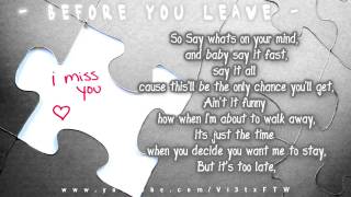 ┼♥ before you leave _ bei maejor [lyrics on Screen/+ DL Link] ♥┼