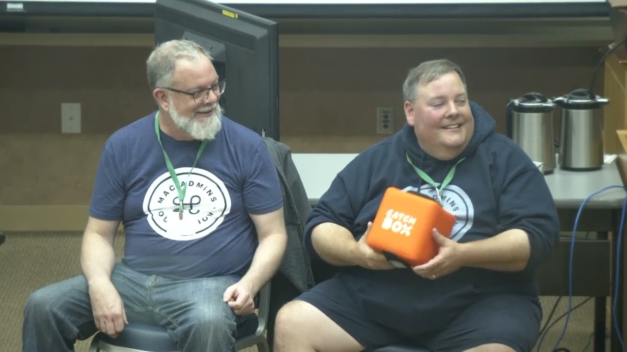 Mac Admins Open Source Panel: Rich Trouton; Nate Walck; Greg Neagle; Elliot Jordan; Emily Kausalik