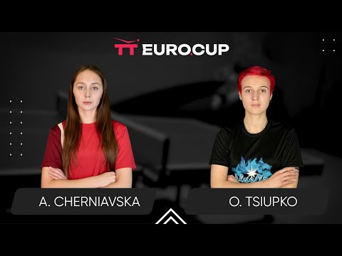 14:45 Alina Cherniavska - Oleksandra Tsiupko 25.12.2024 TT Euro.Cup Women Ukraine Star. TABLE 3