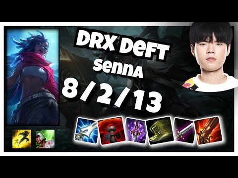 DRX Deft Senna Bot (8/2/13) Gameplay Replay - Patch 10.18