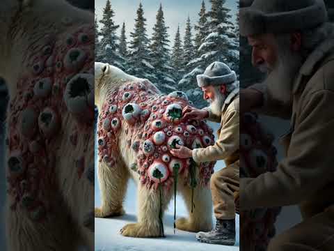 Kind Grandfather Helps Injured Polar Bear | Heartwarming Arctic Rescue