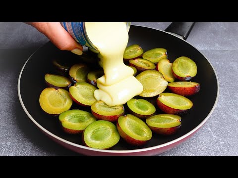 This is the BEST PLUM DESSERT. It melts in your mouth. ONLY 10 MINUTES.
