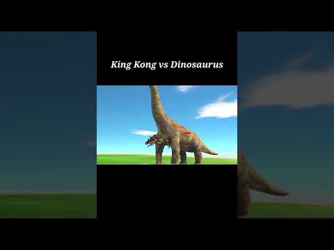 King Kong vs Dinosaurus #shorts #kingkong  #dinosaurs