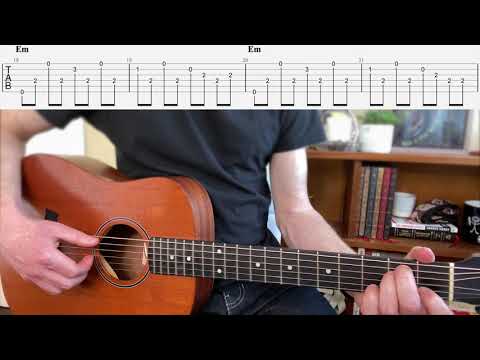 Street Spirit (Fade Out) - Radiohead Guitar Fingerstyle Lesson with TAB ON SCREEN