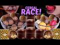 ASMR BIG FERRERO ROCHER CEREAL RACE! Crunchy chocolate marshmallows, Dubai cookie balls 먹방