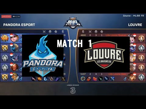 LOUVRE vs PANDORA ESPORTS - MPL MATCH 1 WEEK 4 DAY 2