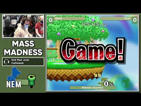 Mass Madness 37 SSBM - Silver (Fox) vs. Guex (Yoshi) - Melee WQF