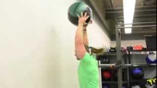 82. Standing Overead Medicine Ball Throw