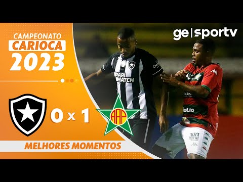 Gols e lances de Botafogo x Portuguesa - RJ