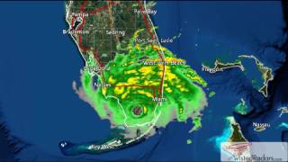 1992 Hurricane Andrew Landfall Doppler Radar Time Lapse