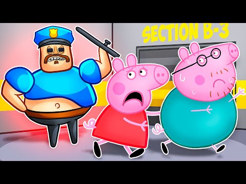 Peppa Pig & Daddy Pig ESCAPE BARRY'S PRISON!
