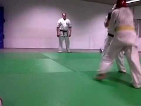 Copia de Club De Karate Shinkyokushin Benetusser/Combate Alberto vs Sempai