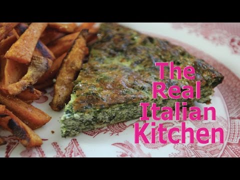 Spinach and Ricotta Baked Frittata - Real Italian Kitchen