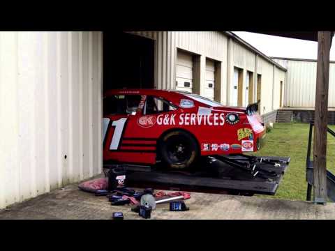 Landon Cassill G&K Services No. 01 Chevy Chassis Dyno Shakedown