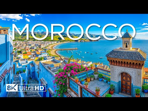 Morocco 8K – Journey Through Sahara Dunes, Blue Medina Streets & Atlas Mountains