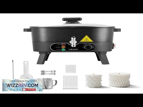 VEVOR Wax Melter for Candle Making 6.3 Qts Fast and Even Heating