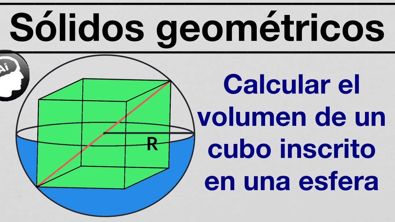 Calcular el volumen de un cubo inscrito en una esfera cuyo radio es raiz de 3