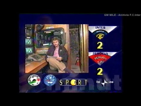 2002-03 (34^ - 24-05-2003) INTER-Perugia 2-2 [Crespo,Obodo,Crespo,DiLoreto] Servizio 90°Minuto Rai1