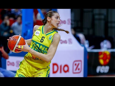 TAMARA ABALDE (MANN FILTER ZARAGOZA) INCREIBLE MOVIMIENTO DE PIES VS. AL-QAZARES 29.10.17