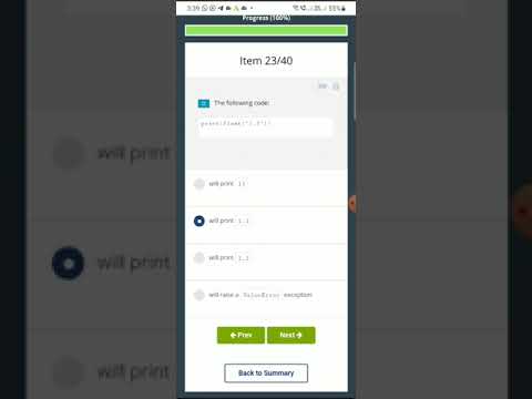 Cisco Python Essentials 2 Summary Test External Python Essentials 2 Summary Test