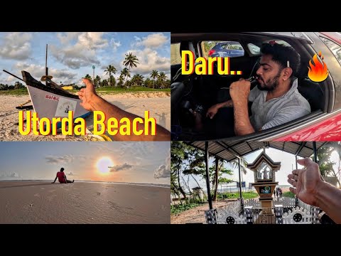 Utorda beach goa | white sand beach in Goa | peaceful beach in South goa
