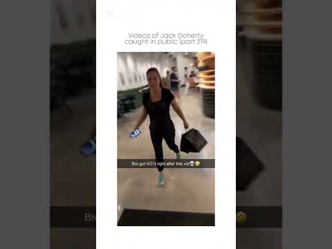 Jack Dhortey got beat up in public!!!  #jackdoherty #fight #shorts