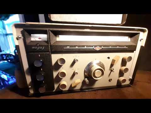 Heathkit DX100 & A National NC303 receiver on 75m AM