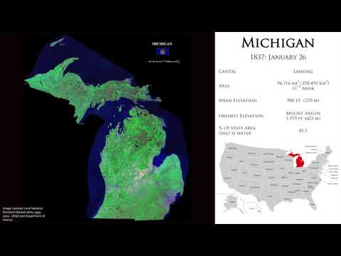 Geography facts about the 50 U.S. states